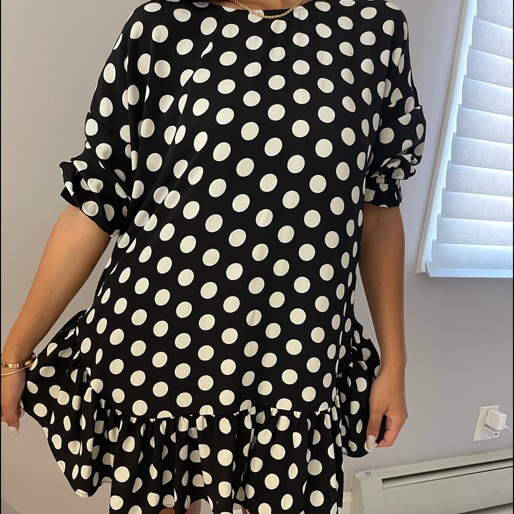 Polka dot shirt/dress